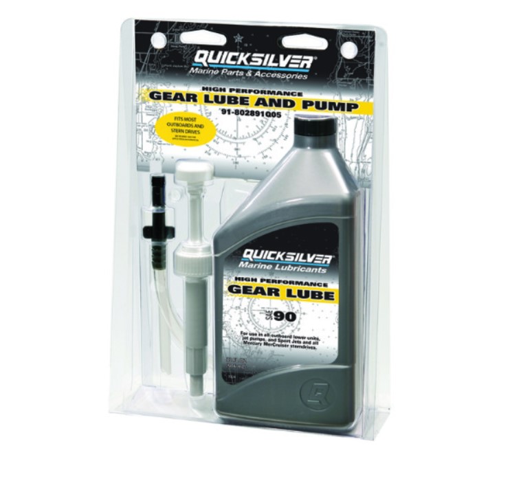 QUICKSILVER GEAR LUBE H/P prevodový olej 1L + pumpa